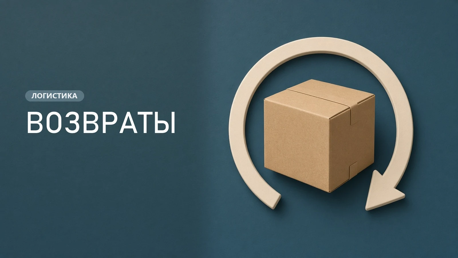 Коробка со стрелкой возврата